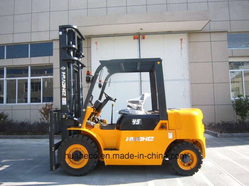 4.5Ton Diesel Forklift Truck with 4.5Meter Duplex Mast(HH45-N8-D, Manual Transmission)